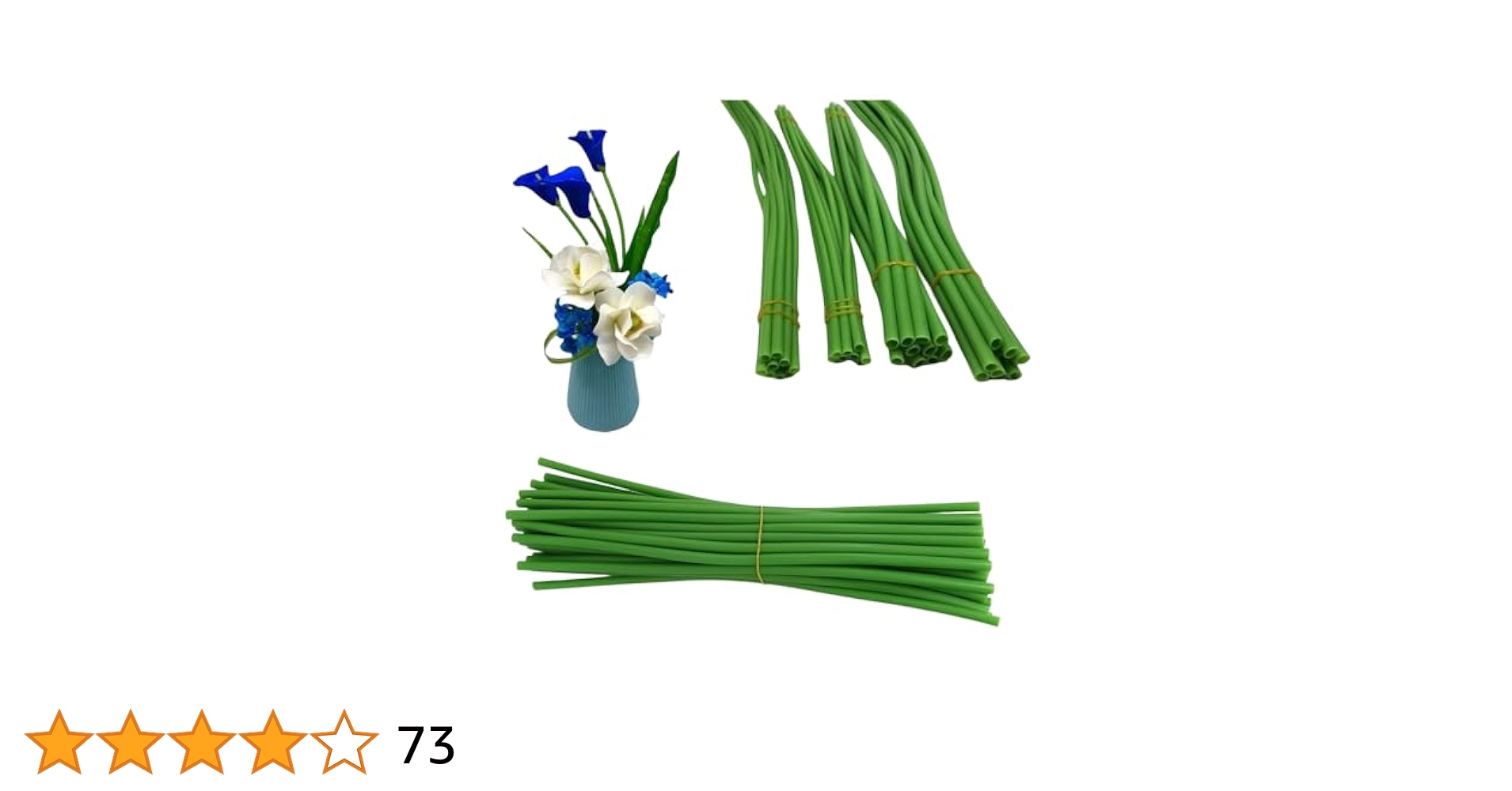 Amazon｜30 チューブ グリーンチュービング ロール 造花の茎を